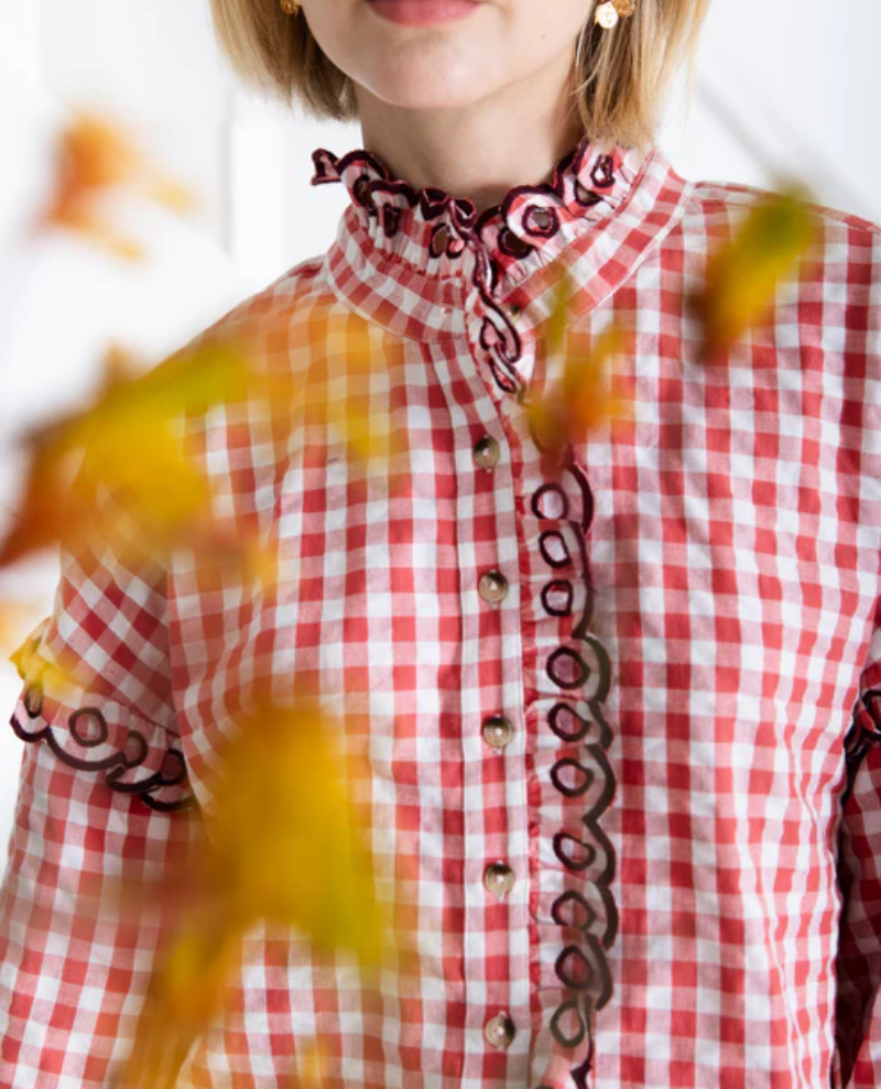 Bonte Billie Rosehip Gingham Shirt