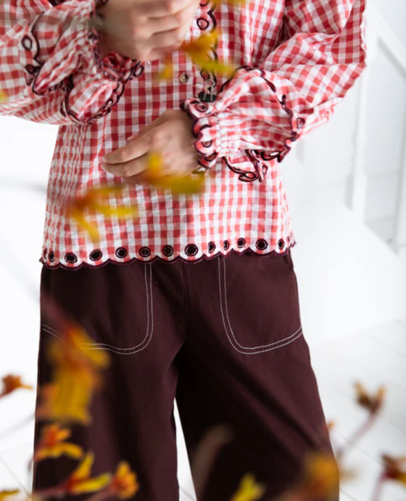 Bonte Billie Rosehip Gingham Shirt