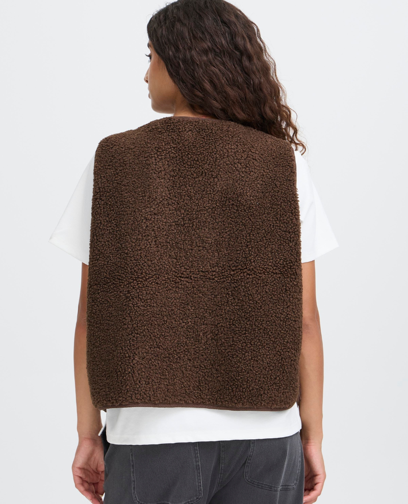 Ichi Gozima Brown Gilet