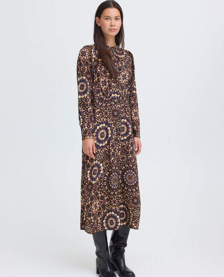 Ichi Craviz Kaleidoscope Shirt Dress
