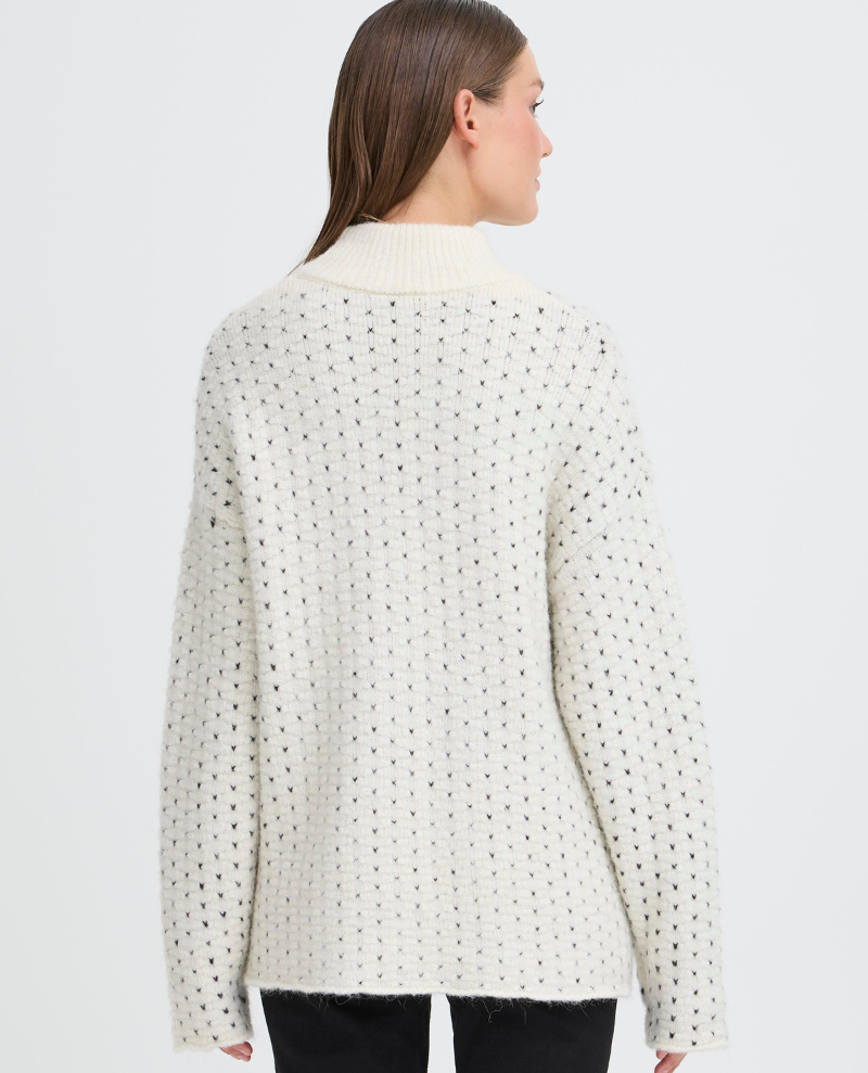 Ichi Kamara Cream Knit