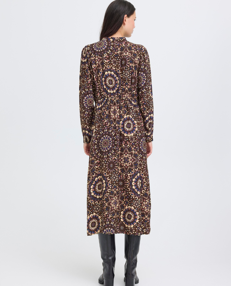 Ichi Craviz Kaleidoscope Shirt Dress