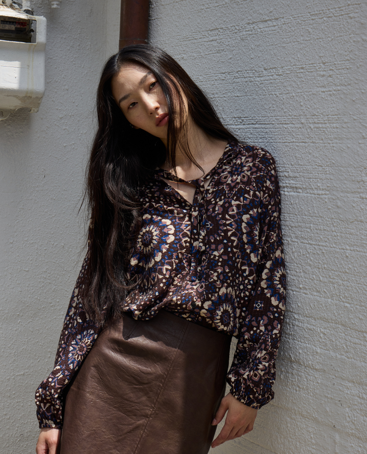 Ichi Craviz Kaleidoscope Blouse