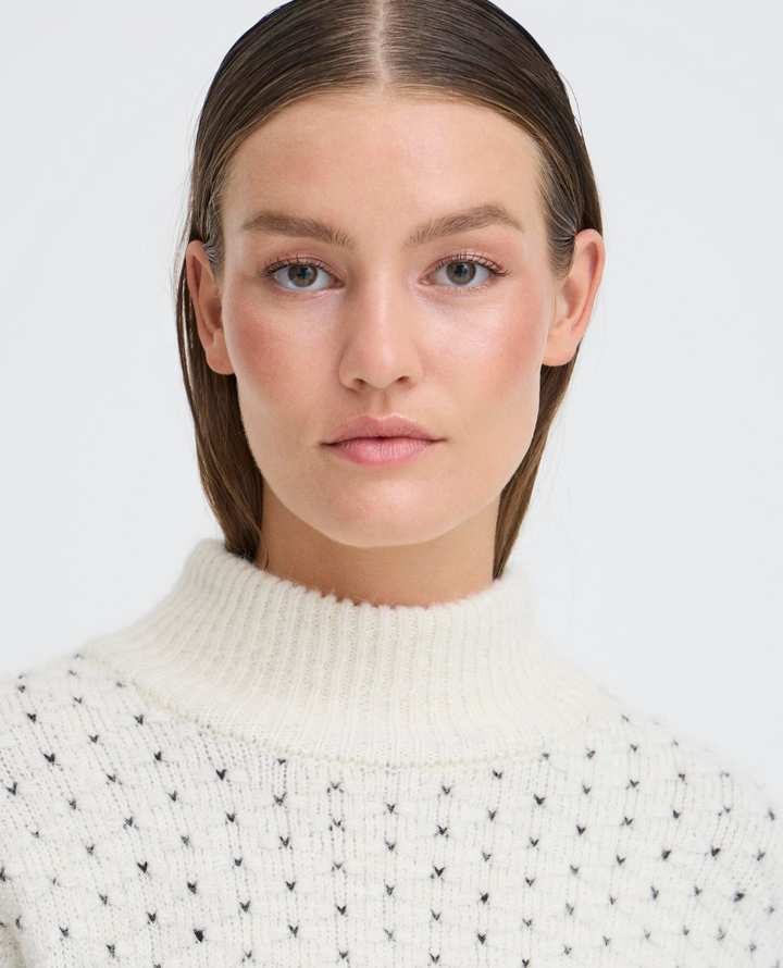 Ichi Kamara Cream Knit
