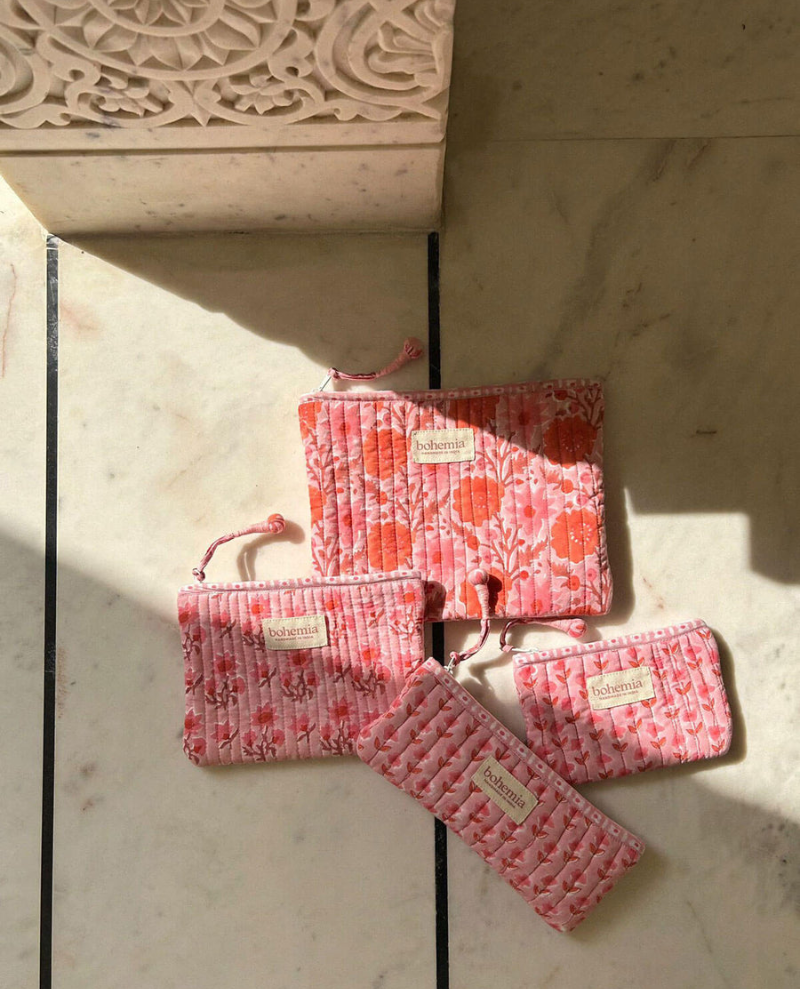 Bohemia Design Florinbunda Pink Pouch