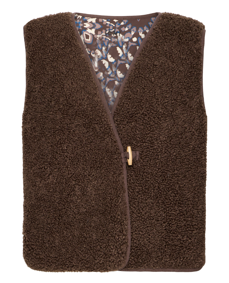 Ichi Gozima Brown Gilet