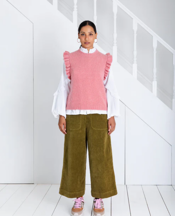 Bonte Claude Rose Pink Sweater Vest