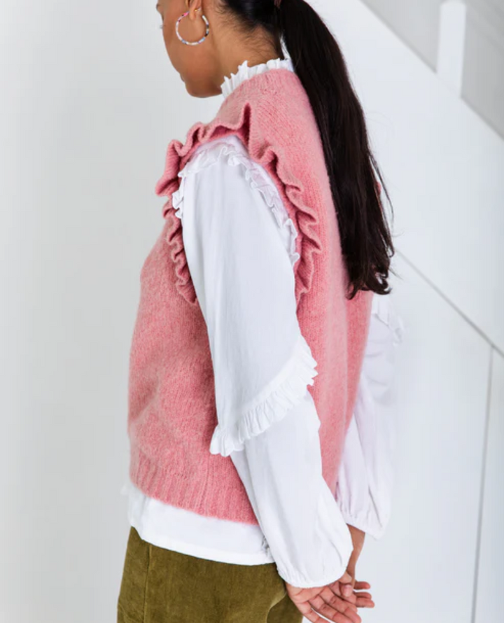 Bonte Claude Rose Pink Sweater Vest