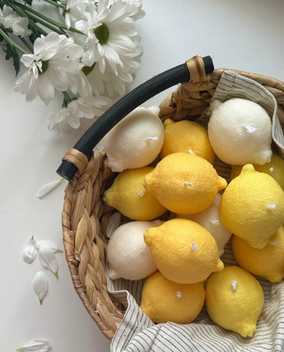 Violetston Art Atelier Lemon Candle
