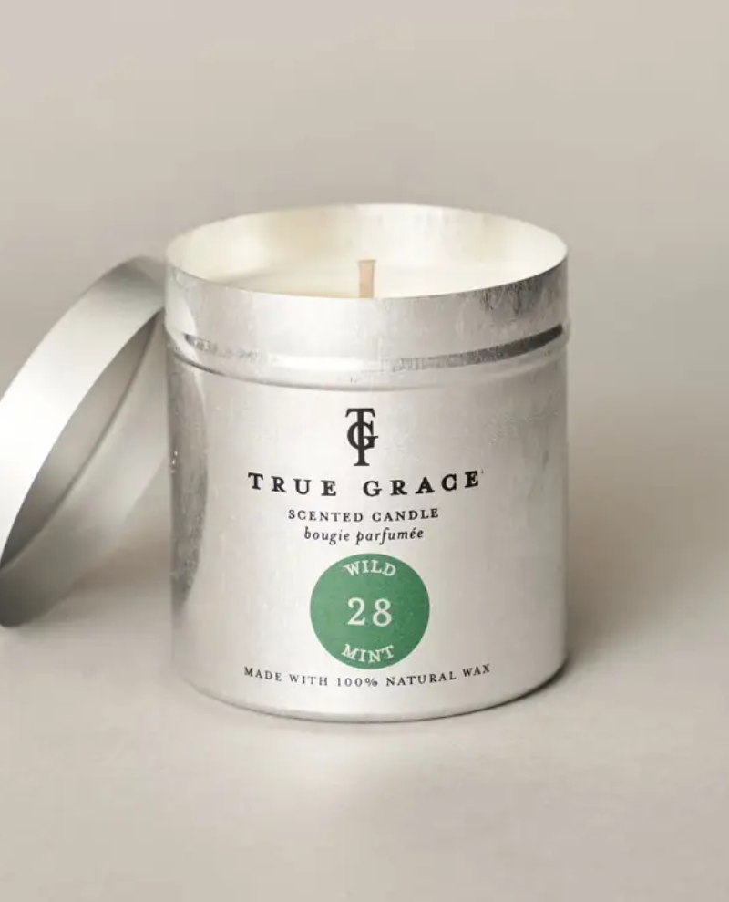 True Grace Wild Mint Tin Candle