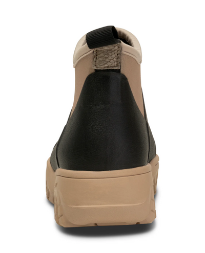 Woden Irene Black/Coffee Cream Waterproof Boots