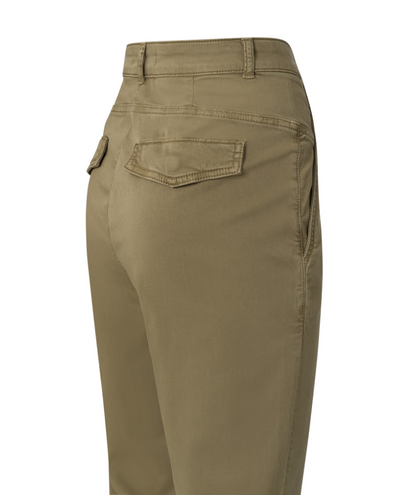Yaya Gothic Olive Green Cargo Trousers