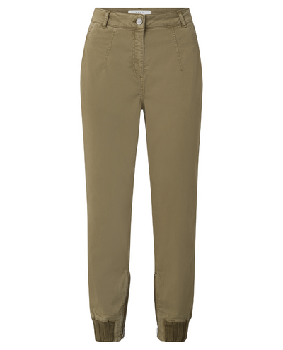 Yaya Gothic Olive Green Cargo Trousers