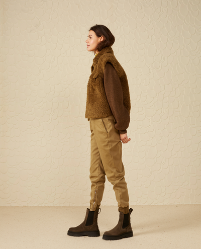 Yaya Gothic Olive Green Cargo Trousers