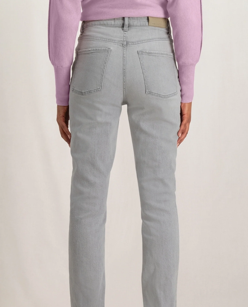 Yaya Grey Straight Leg Jeans