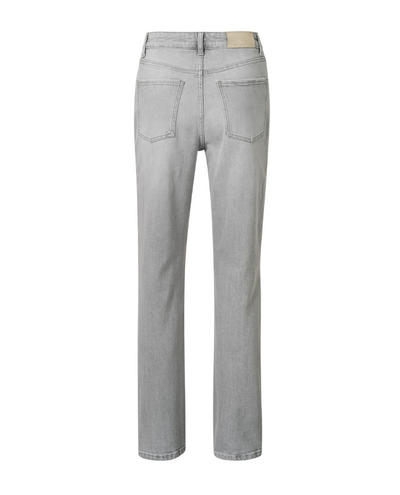 Yaya Grey Straight Leg Jeans