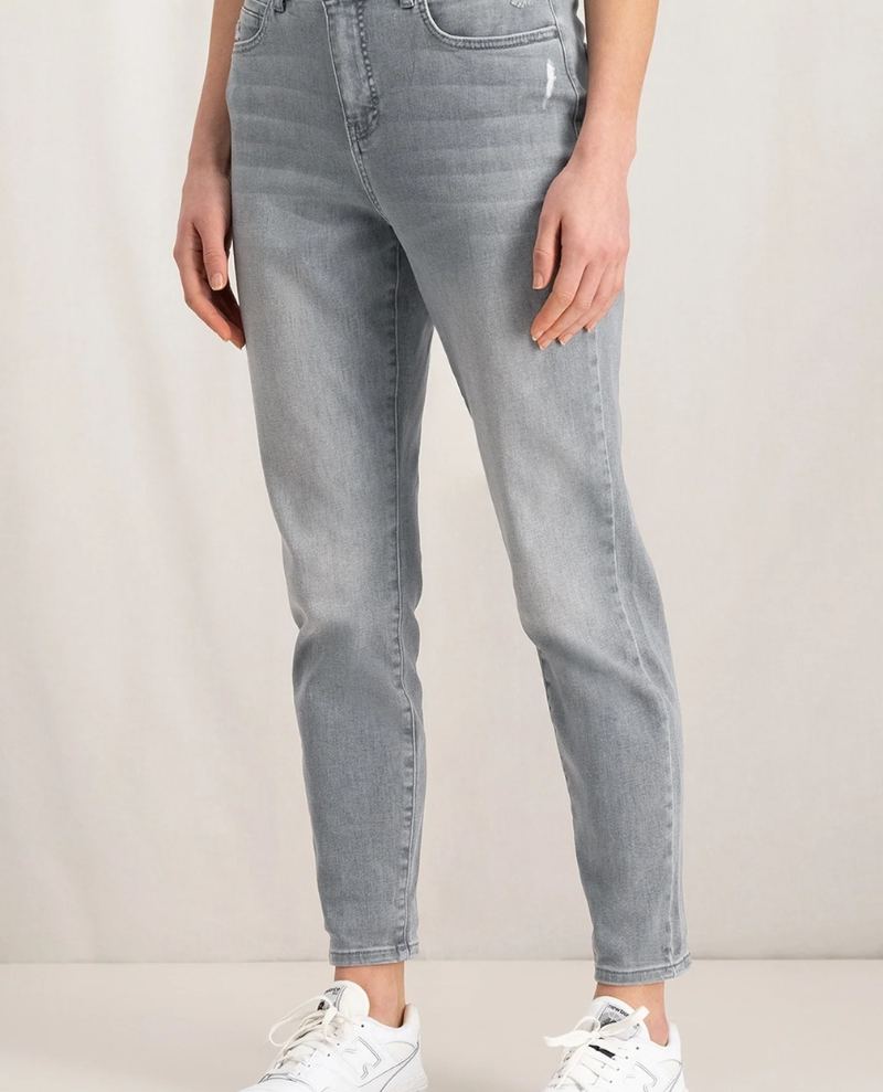 Yaya Grey Boyfriend Jeans
