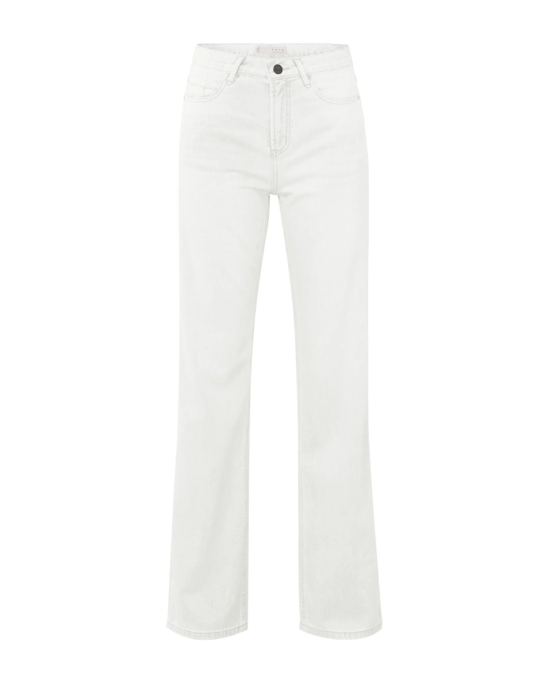 Yaya Loose White Denim Jeans