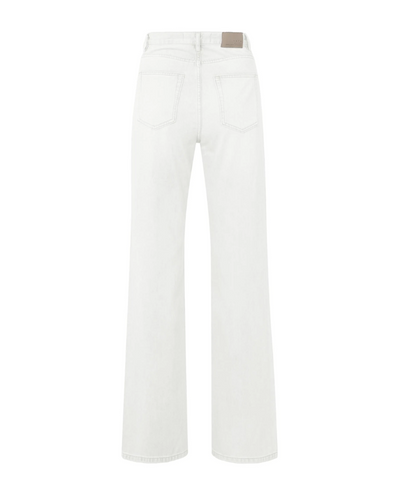 Yaya Loose White Denim Jeans