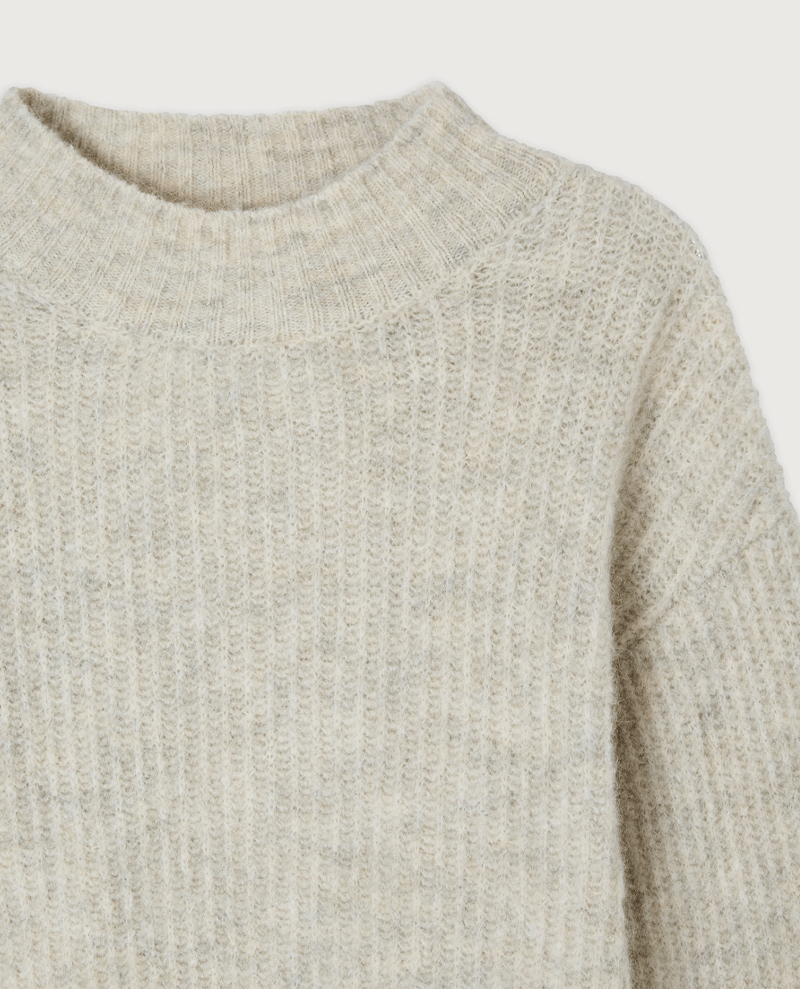 american vintage womens east powder knitted sweater with round neck