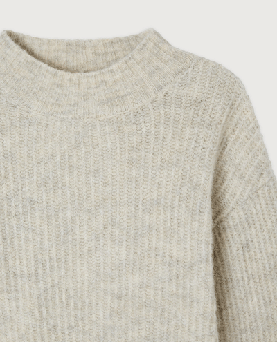 american vintage womens east powder knitted sweater with round neck