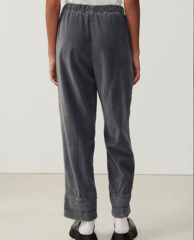 american vintage padow carbon vintage grey cord trousers