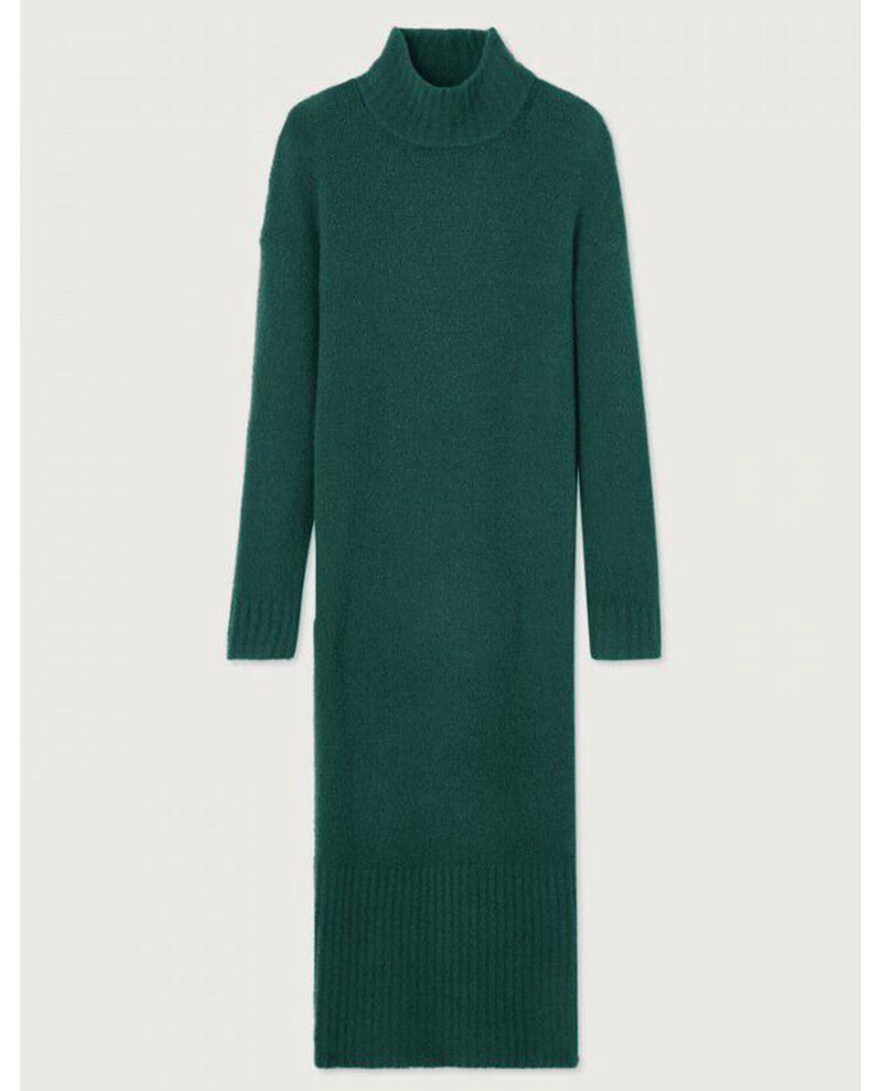 American Vintage Domy Spinach Knit Dress