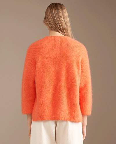 Bellerose Dataul Signal Orange Knit
