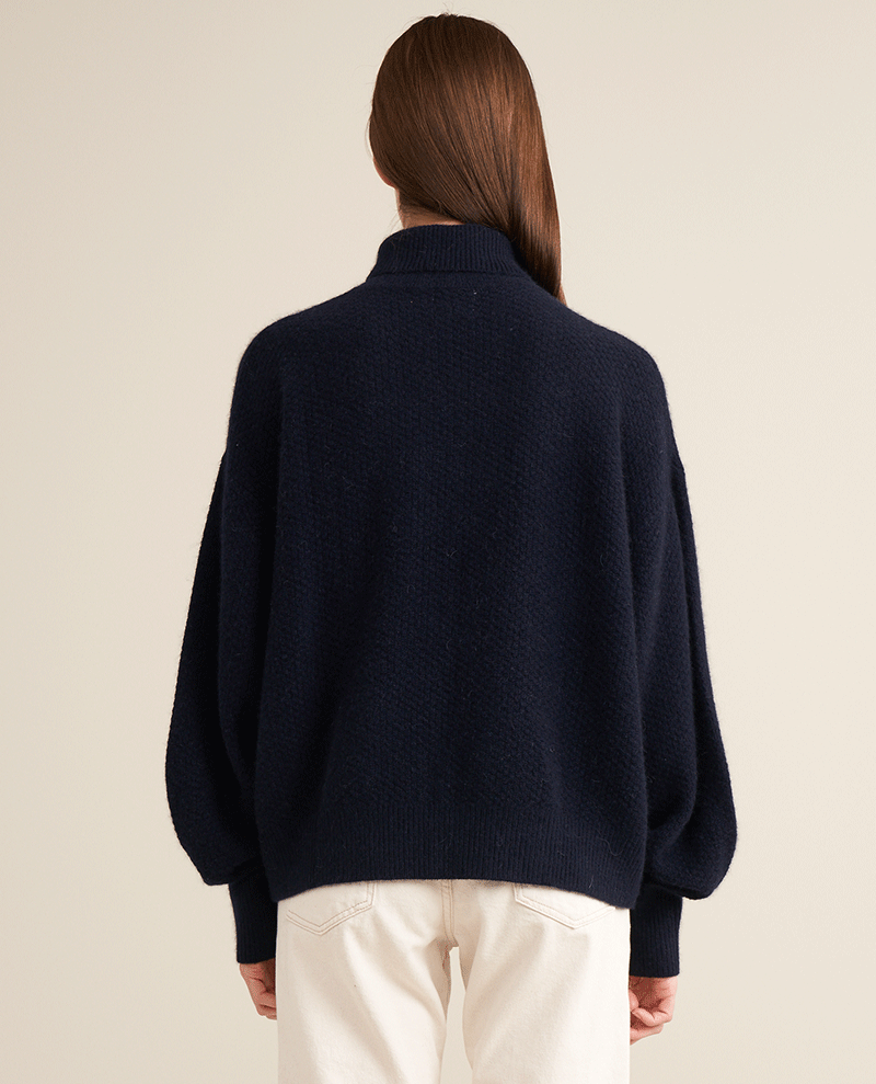 Bellerose Duky Parker Navy Knit