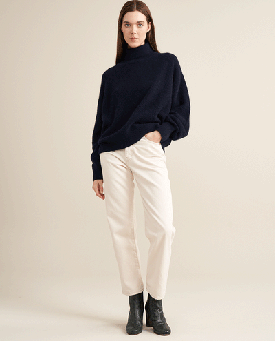 Bellerose Duky Parker Navy Knit