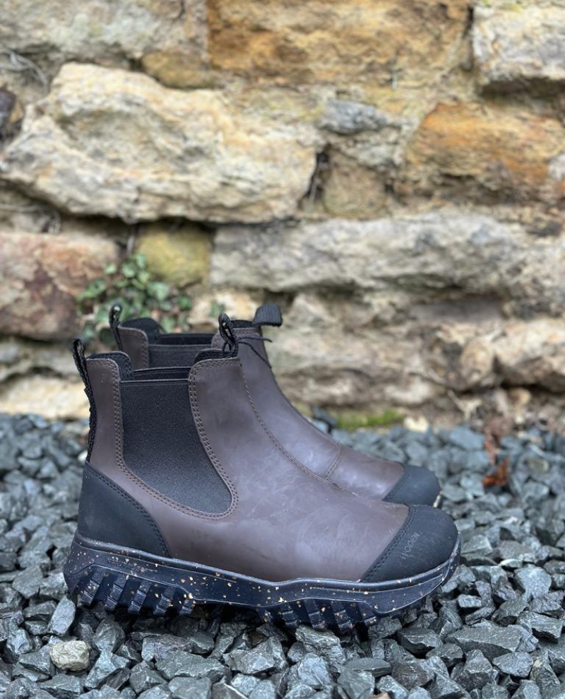 Woden Magda Chocolate Brown Waterproof Boots