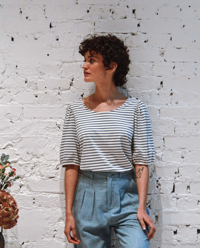 Emile & Ida Berlioz Foam Stripe T-Shirt