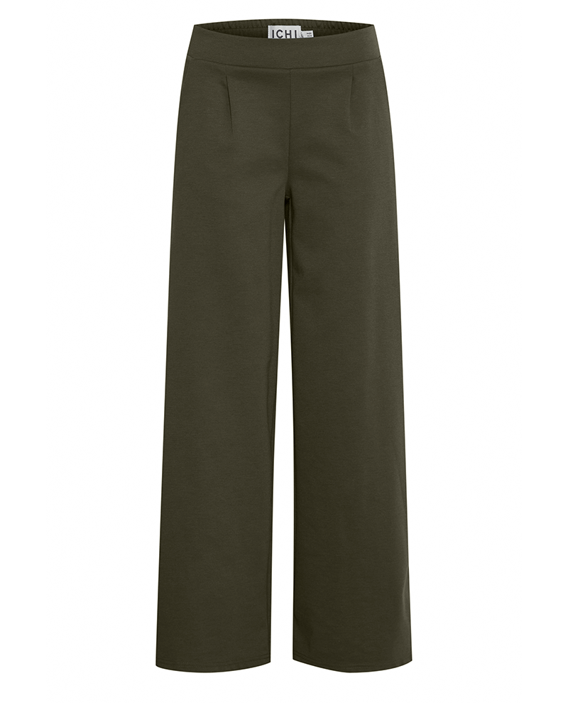 Ichi Kate Forest Night Wide Trousers