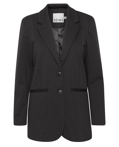 women's oversized black long sleeved work blazer suit jacket