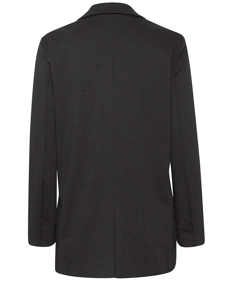 women's oversized black long sleeved work blazer suit jacket