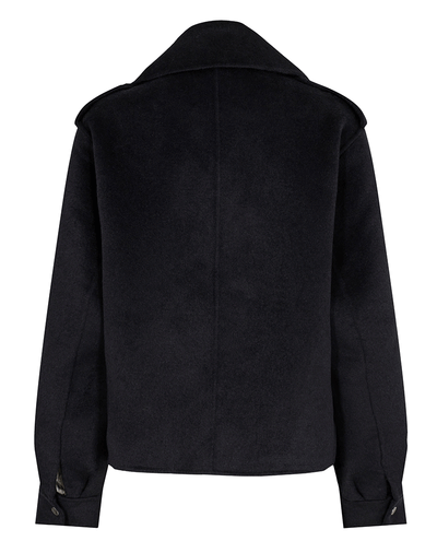 Levete Room Owa ladies woollen Dark Navy Short autumn Jacket