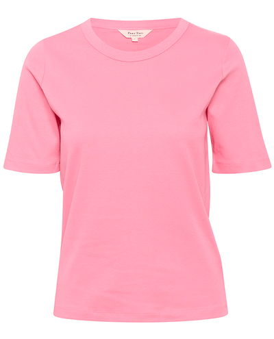 part two ratana morning glory pink t-shirt ladies short sleeve