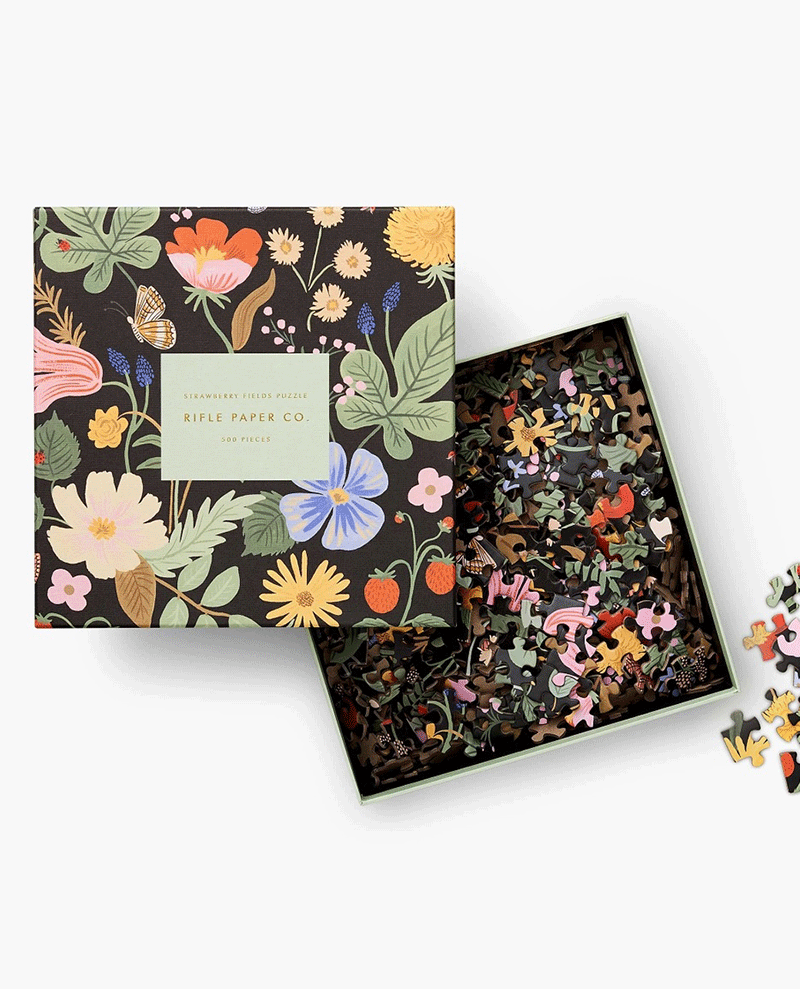 Rifle Paper Co. Strawberry Fields Jigsaw Puzzle