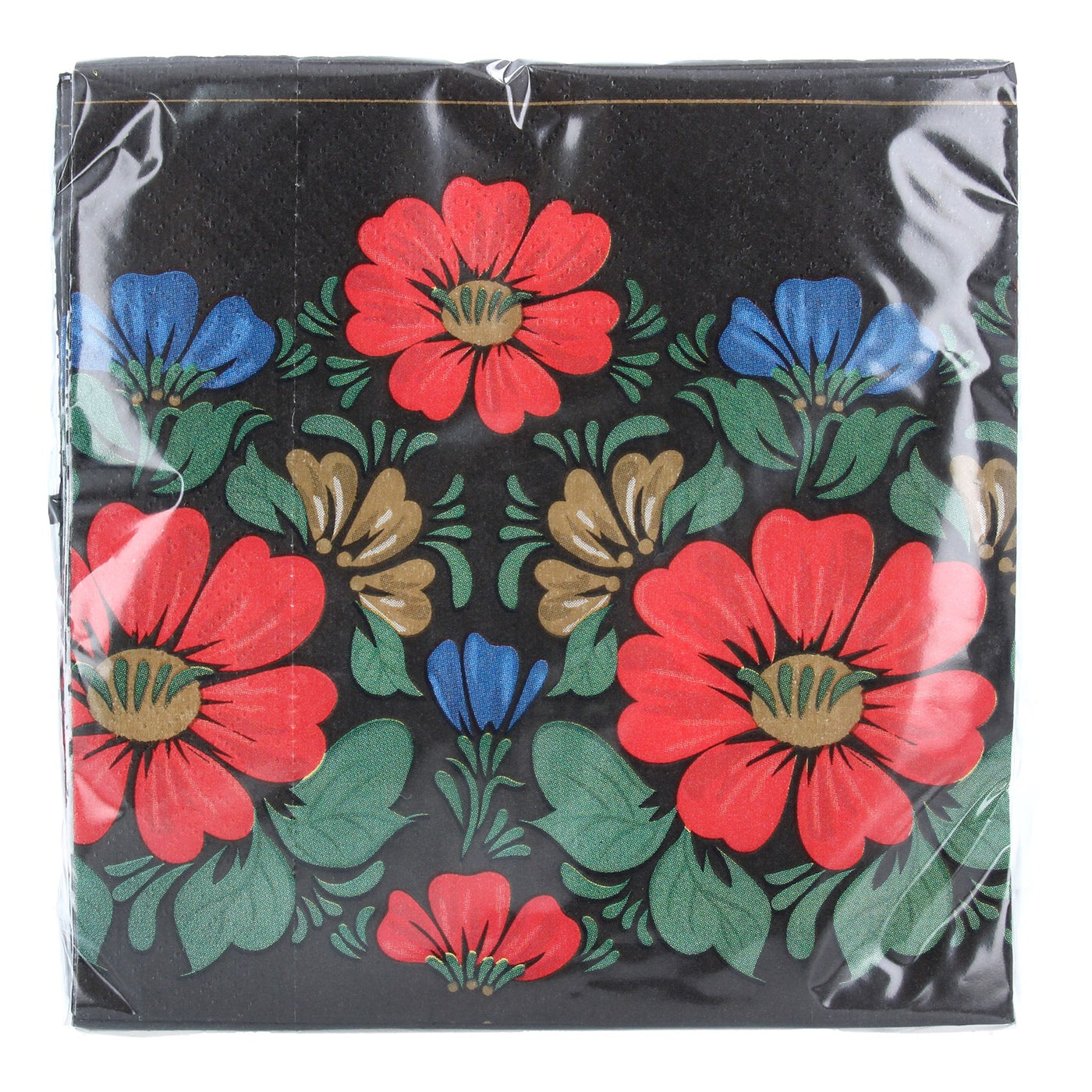 Gisela Graham Coloured Flowers Paper Napkins