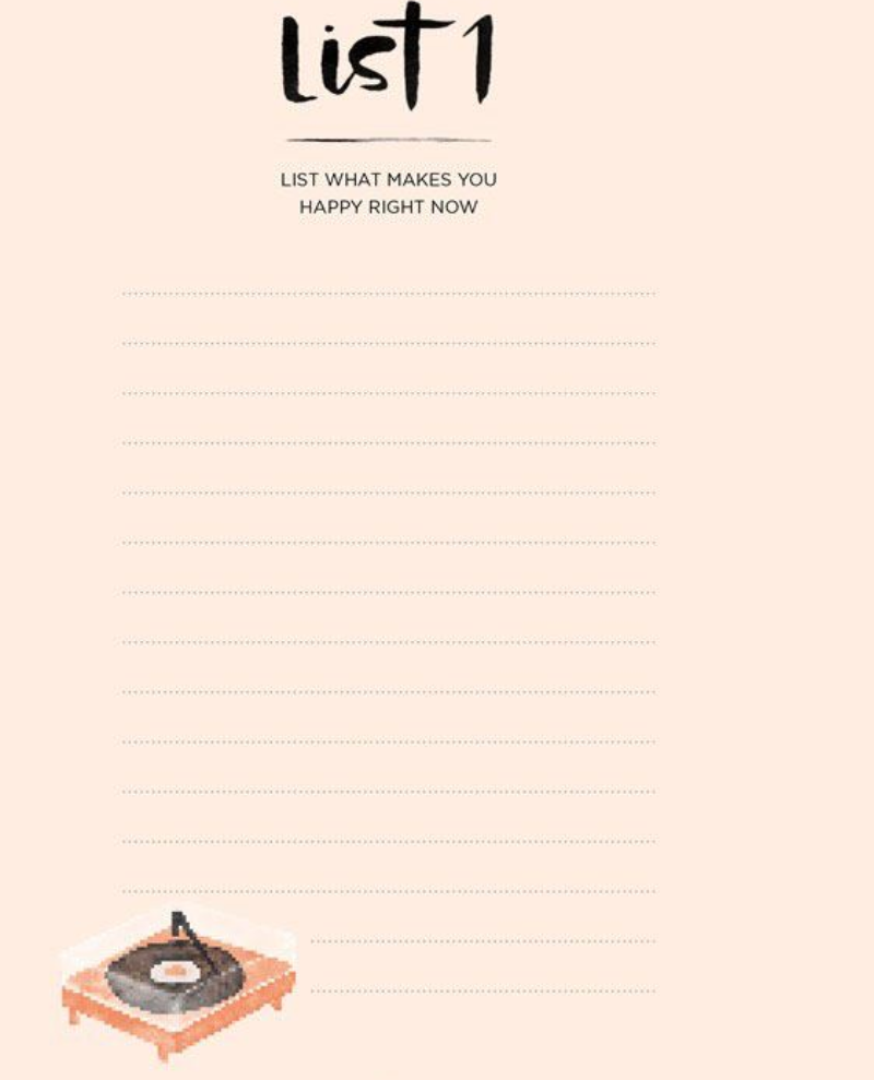 Book - 52 Lists for Happiness