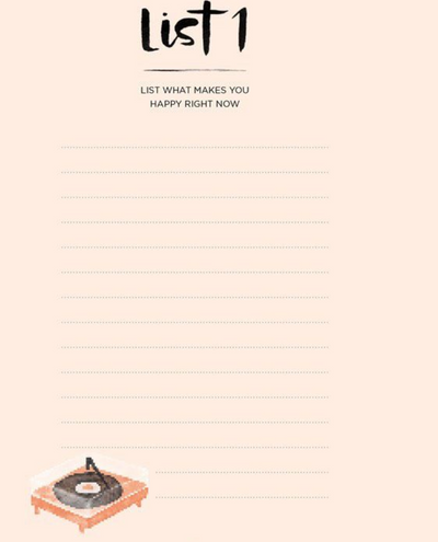 Book - 52 Lists for Happiness