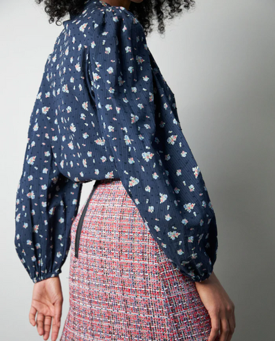 Stella Nova Niella Dark Floral Blouse