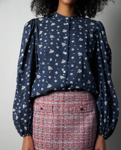 Stella Nova Niella Dark Floral Blouse