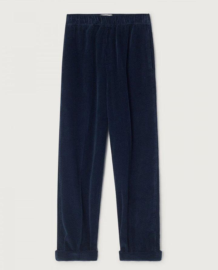 American Vintage Padow Navy Cord Trouser