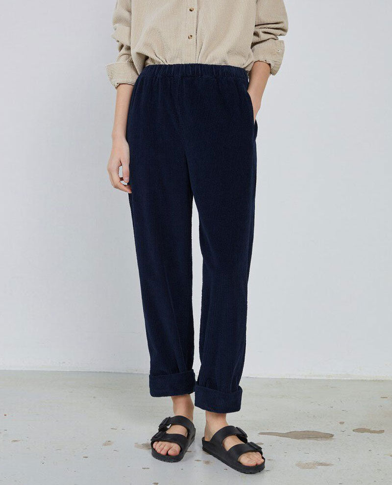 American Vintage Padow Navy Cord Trouser