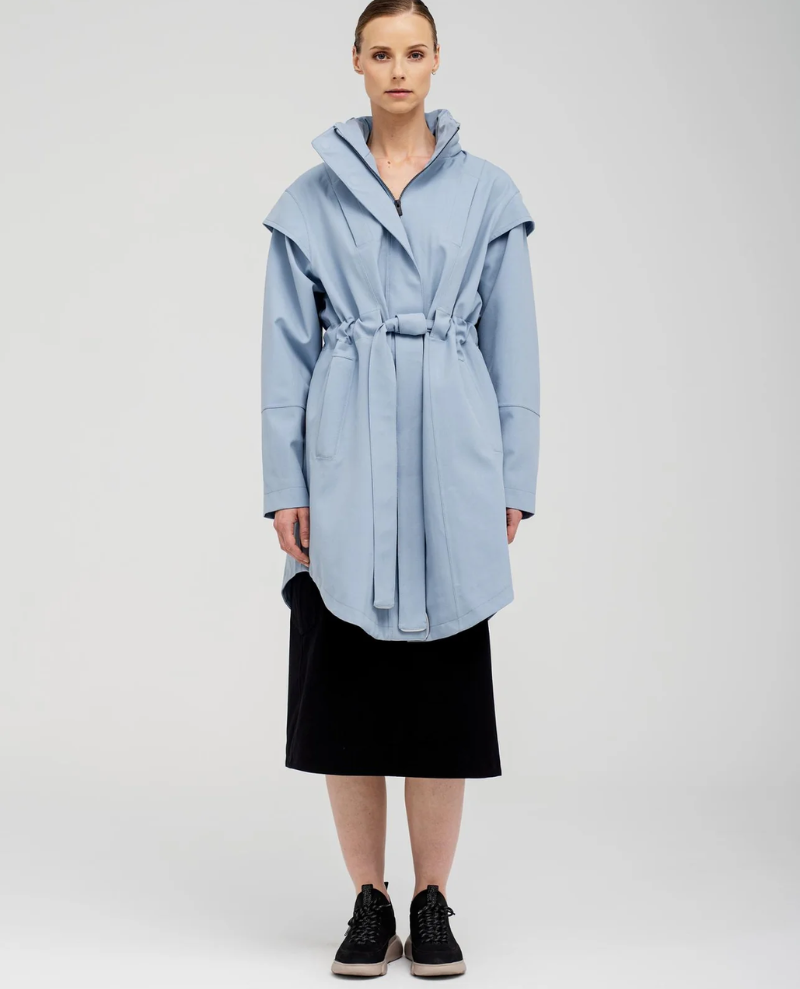 BRGN Monsun Steel Blue Coat