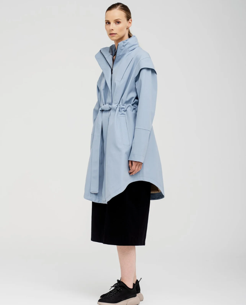 BRGN Monsun Steel Blue Coat