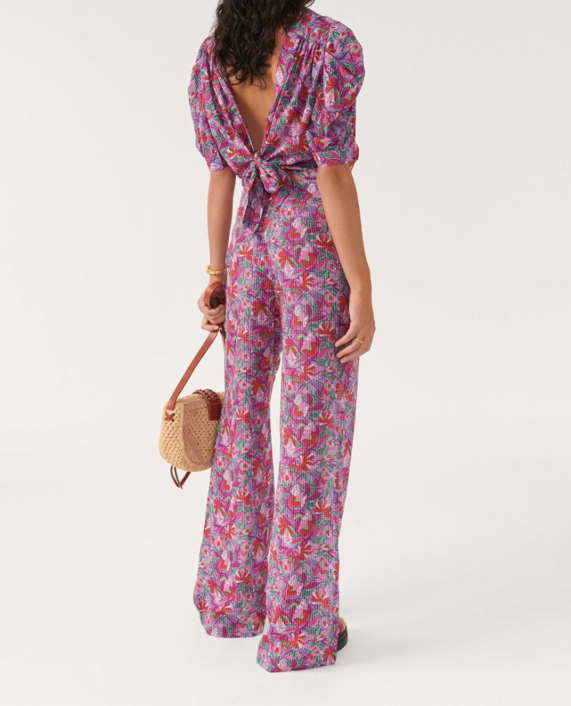 Ba&sh ABO Violet Trouser