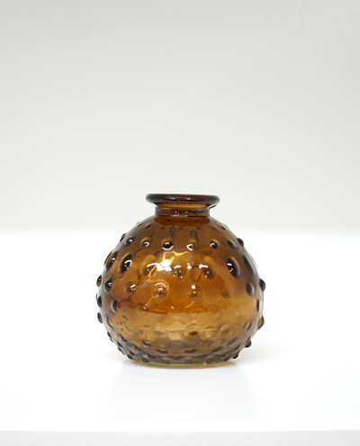 Casa Verde Round Jive Chestnut Vase 8x8cms