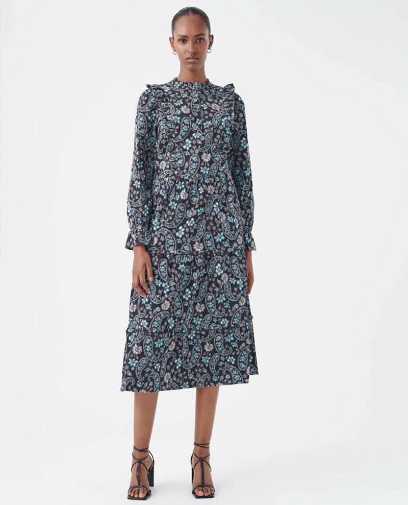 Dea Kudibal Selina Black Ruffle Dress